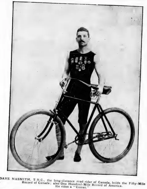 Dave Nasmith, T.B.C., long-distance road rider