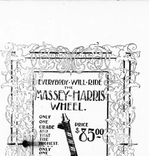 The Massey-Harris Wheel, $85 (left half)