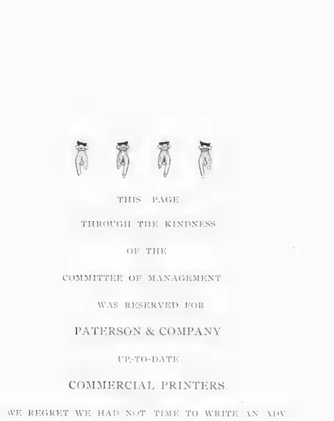 Paterson & Company, commercial printers