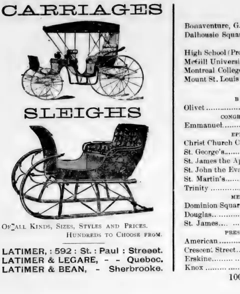 Latimer Carriages and Sleighs