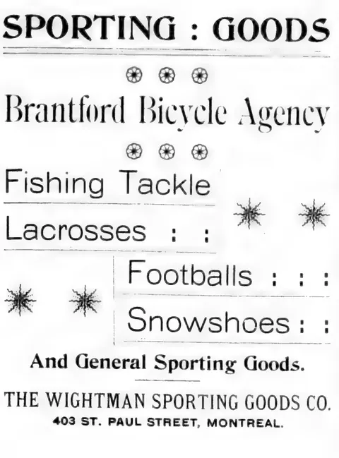 Brantford Bicycle Agency and Wightman Sporting Goods