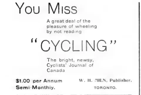 Cycling magazine - The bright, newsy Cyclists' Journal of Canada