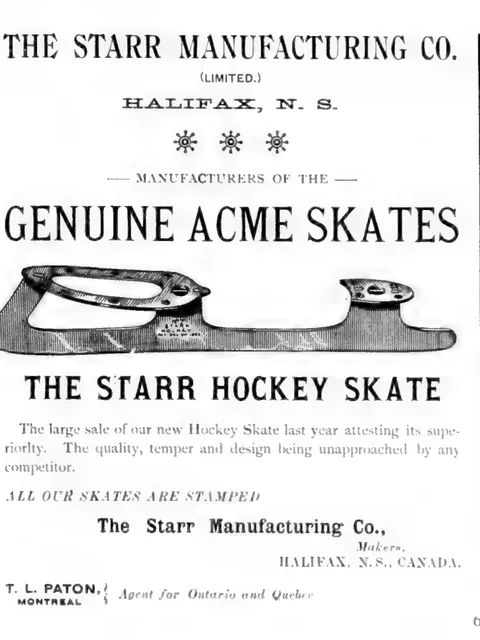 Starr Manufacturing Co. - Acme Skates and Hockey Skate
