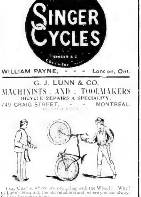 Singer Cycles / G. J. Lunn & Co.