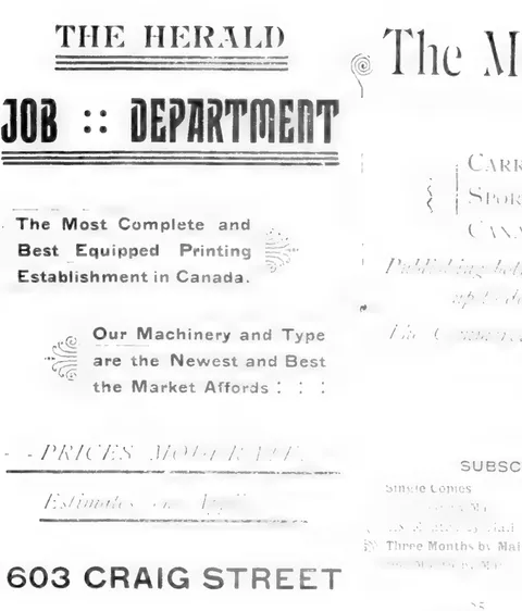 The Herald Job Department