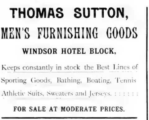 Thomas Sutton Men's Furnishing Goods