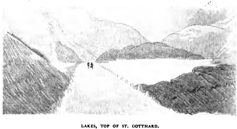 LAKES, TOP OF ST. GOTTHARD