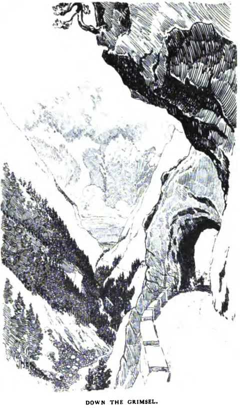 DOWN THE GRIMSEL
