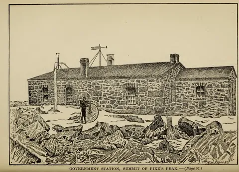 GOVERNMENT STATION, SUMMIT OF PIKE'S PEAK.…(Page 97.)