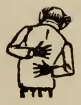 Small cyclist figure