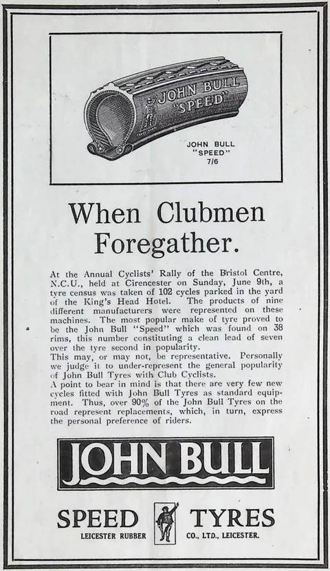 John Bull Speed Tyres - When Clubmen Foregather