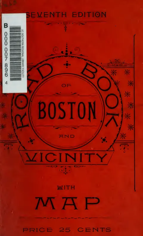 Road Book of Boston and Vicinity - Cover