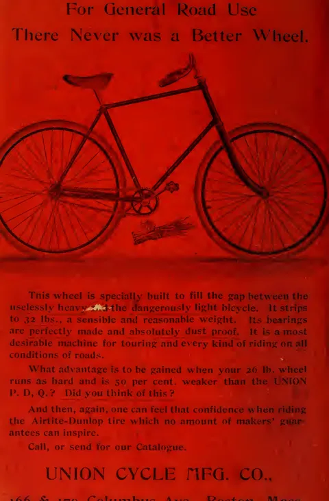 Union Cycle Mfg. Co. - General Road Use Bicycle