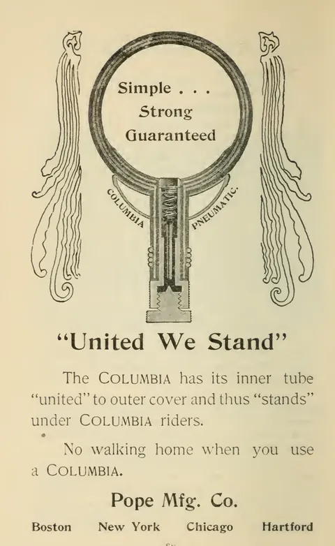 Pope Mfg. Co. - "United We Stand" (Columbia Pneumatic)