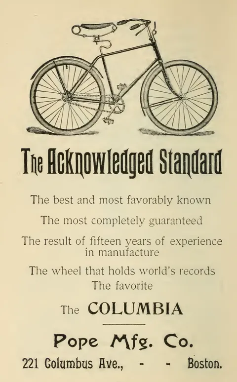 Pope Mfg. Co. - The Acknowledged Standard (Columbia)