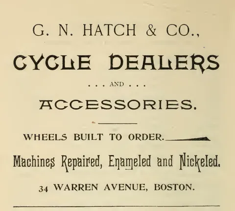 G. N. Hatch & Co. - Cycle Dealers and Accessories