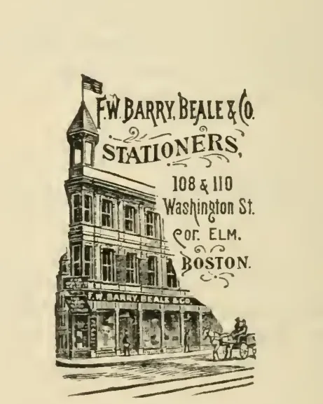 F. W. Barry, Beale & Co. - Stationers
