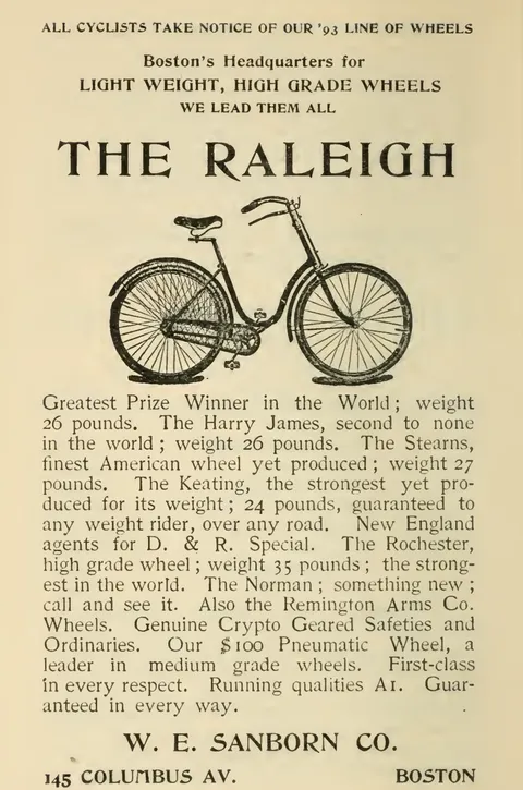 W. E. Sanborn Co. - The Raleigh