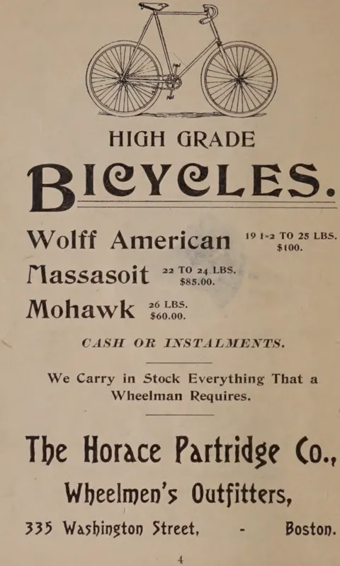 Horace Partridge High Grade Bicycles