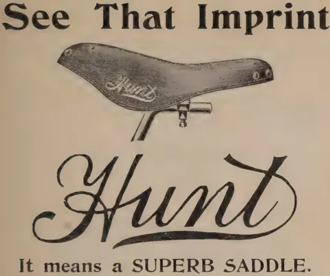 Hunt Bicycle Saddle