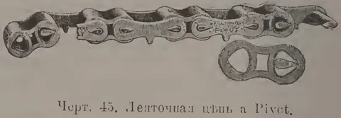 Чeрт. 45. Лeнточная цeнь a Pivet.