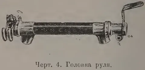 Черт. 4. Головка руля.