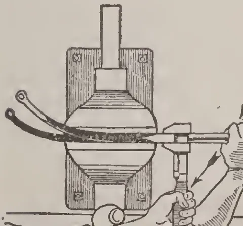 To Straighten Forks (Vise Method).
