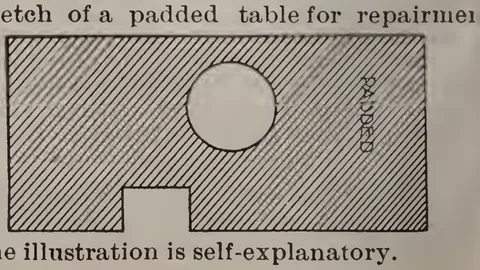 Padded Table For Repairmen.