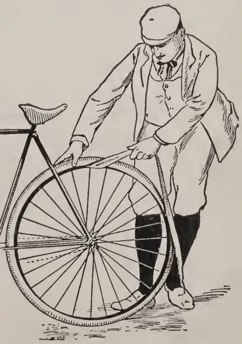 Crowding an Inner Tube Off the Rim.
