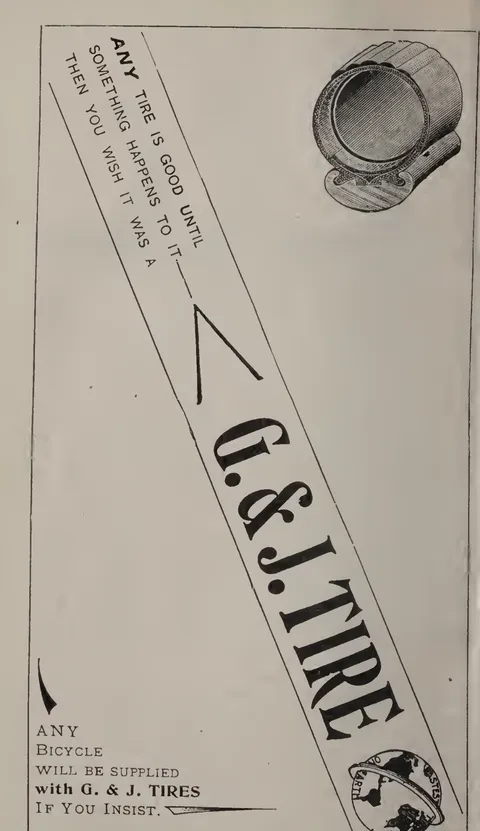 G. & J. Tire Advertisement.
