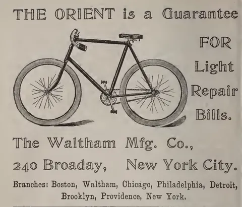 The Orient Bicycle Advertisement.