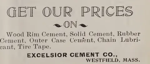 Excelsior Cement Co. Advertisement.