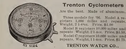 Trenton Cyclometers Advertisement.