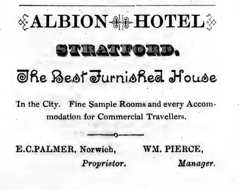ALBION HOTEL, STRATFORD