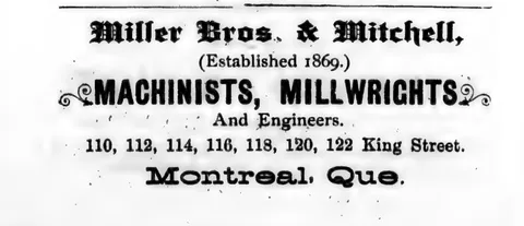 MILLER BROS. & MITCHELL