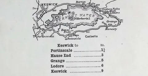 Route XII. Round Derwentwater.