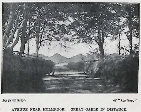 Avenue near Holmrook, Great Gable in distance
