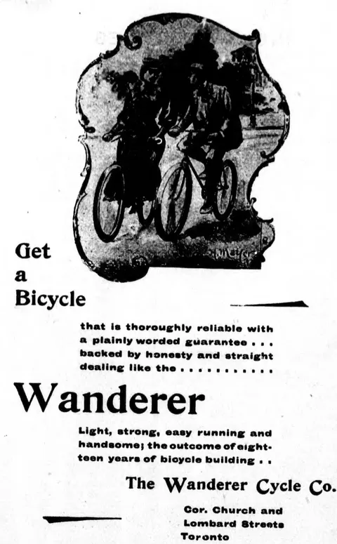 Wanderer Bicycle advertisement