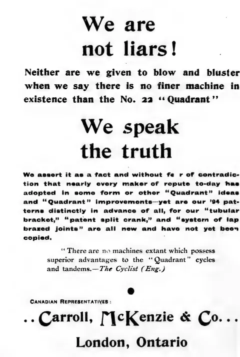 We are not liars! advertisement