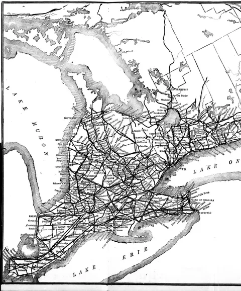 Cyclists' Road Map of Ontario (west sheet)
