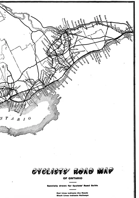 Cyclists' Road Map of Ontario