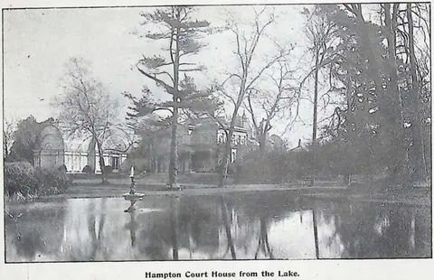 Hampton Court House from the Lake