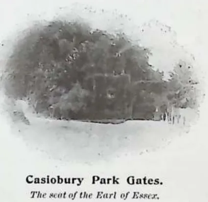 Casiobury Park Gates.