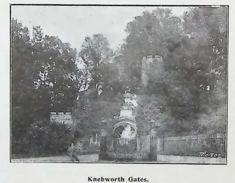 Knebworth Gates.