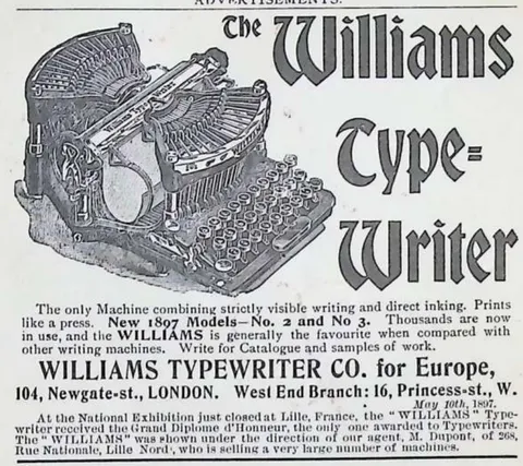 Williams Type Writer