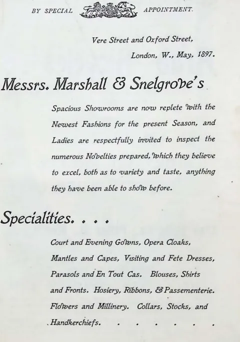 Messrs. Marshall & Snelgrove's