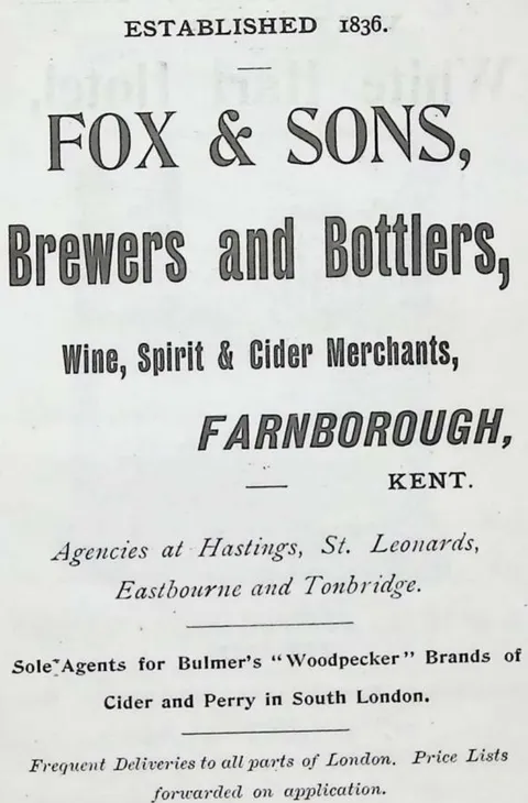 Fox & Sons, Brewers and Bottlers