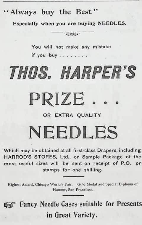 Thos. Harper's Prize Needles