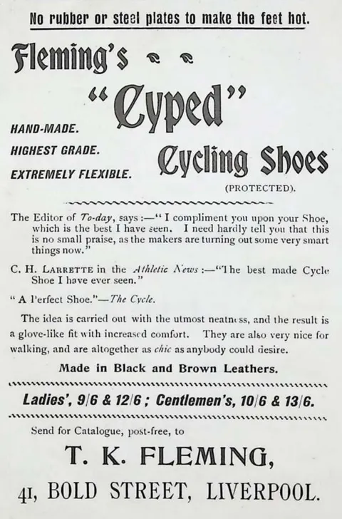 Fleming's "Cyped" Cycling Shoes