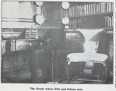 The Room Where Pitt and Nelson met